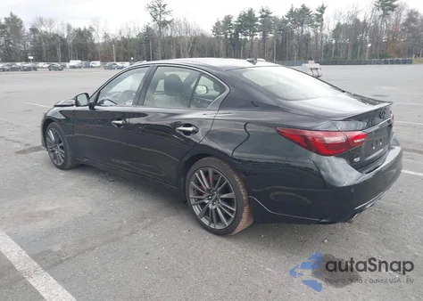 2024 Infiniti Q50 Red Sport 400 Awd z USA, uszkodzony, nr VIN JN1FV7DR2RM680442